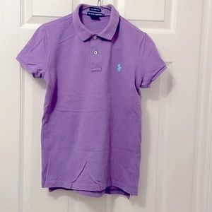Ralph Lauren women’s skinny polo lavender size medium